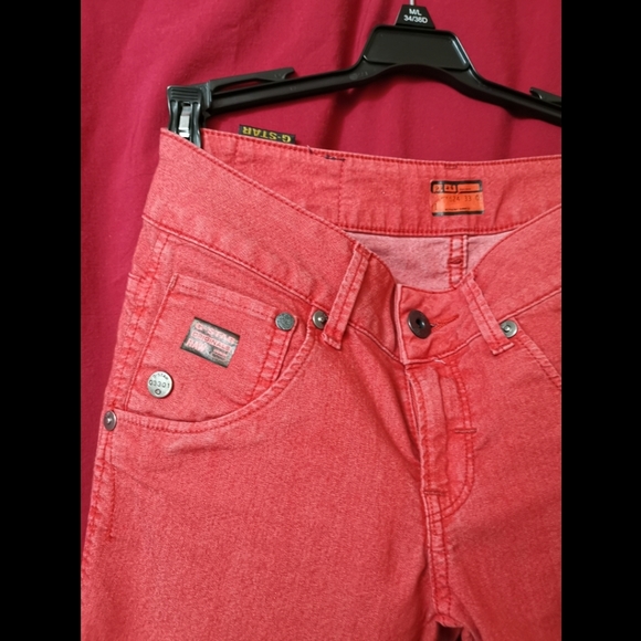 Slim fit red jeans - Picture 2 of 5